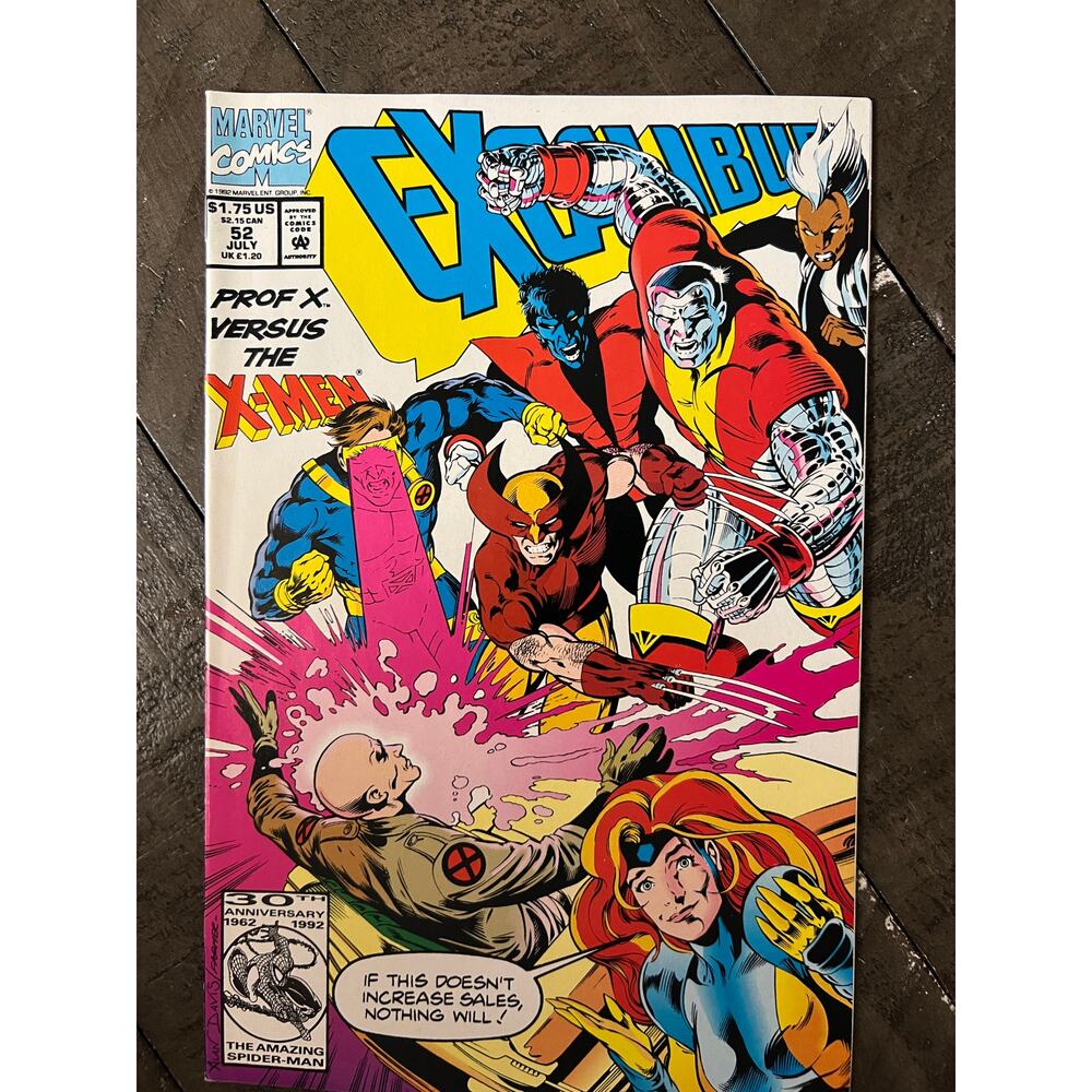 VINTAGE 1992 Marvel "EXCALIBER" #52 - M Unopened" - Crossover Event!